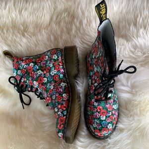 Doc Martens Floral Boots